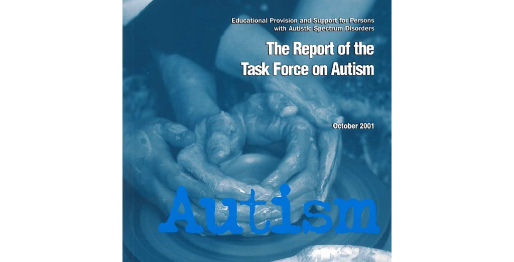 The Report on the Task Force on Autism Cover